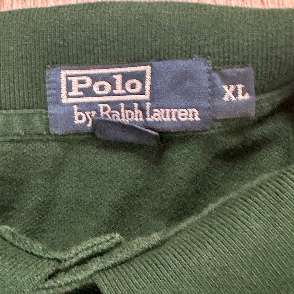 Vintage Ralph Lauren Dark Green Polo Shirt #preppy #golf #summer - Picture 4 of 7